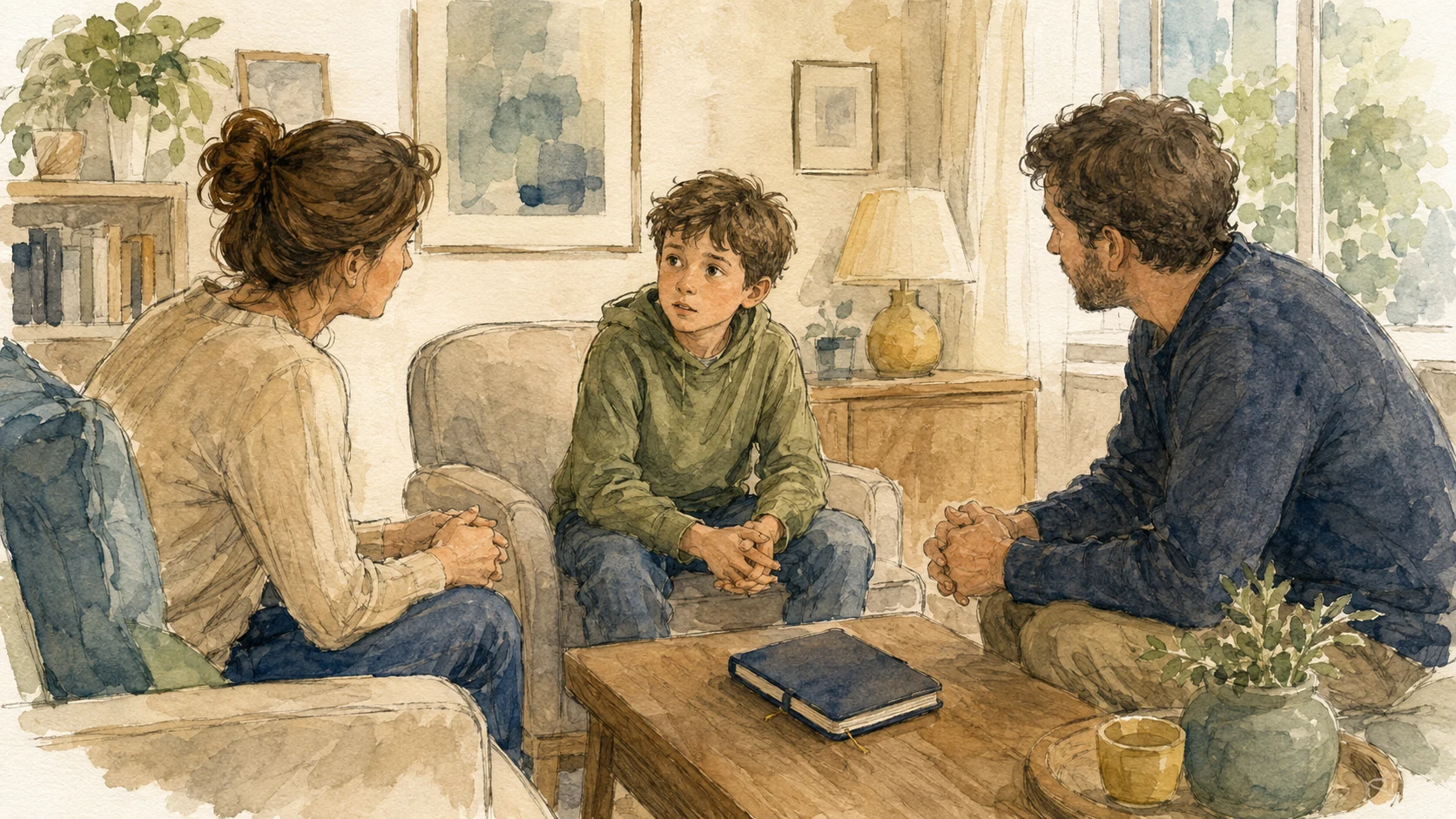 Come dire a un figlio che i genitori si separano: parole chiare senza promesse impossibili