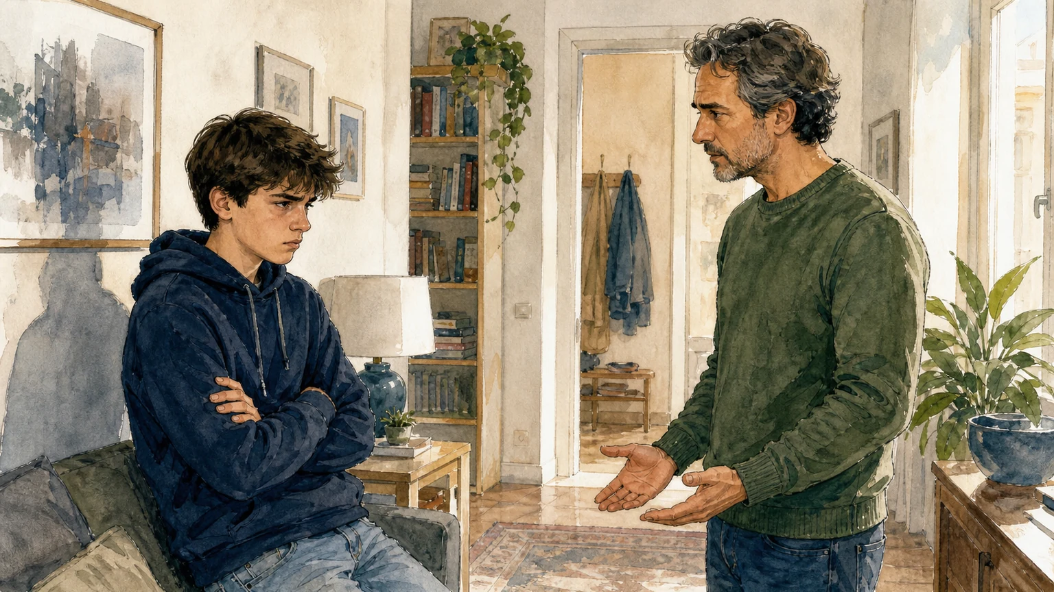 Quando tuo figlio adolescente ti risponde male: fermare l’offesa senza umiliarlo
