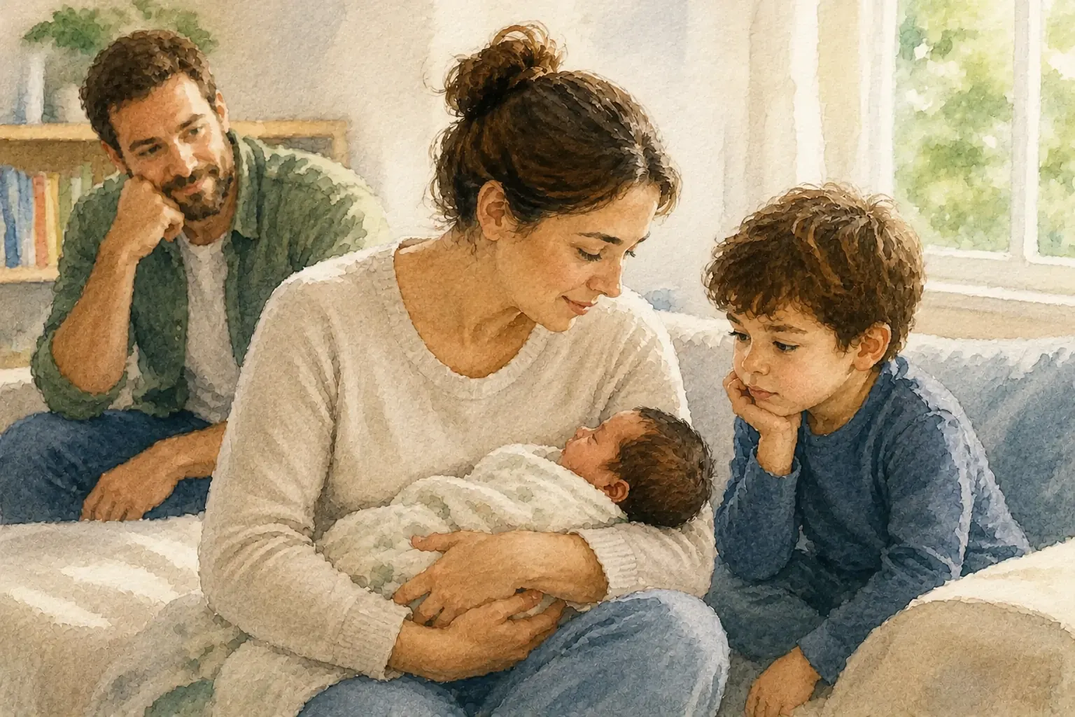 Arriva un fratellino: preparare tuo figlio senza promettergli che sarà tutto bello